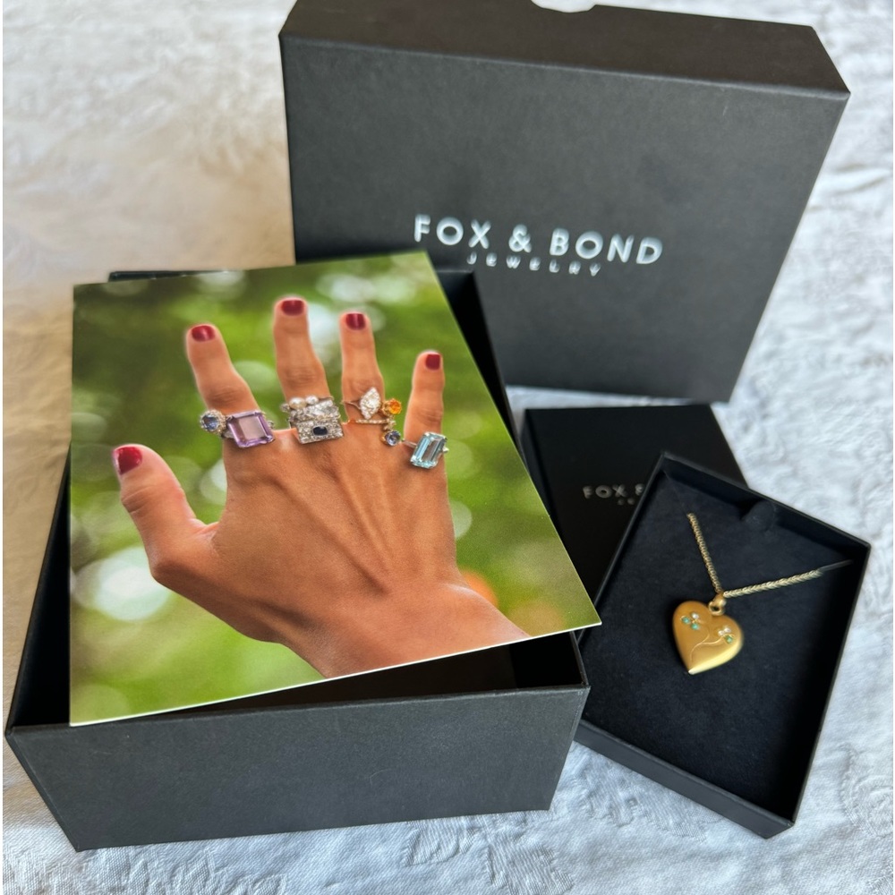 Fox & Bond Gold Heart Charm